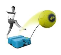 Swingball 2-en-1 Réflexe Tennis & Football - Jeu Extérieur avec Base Stable à Remplir - Ballon Football Élastique et Raquette Tennis - Dès 6 Ans - Compact et Facile à Installer