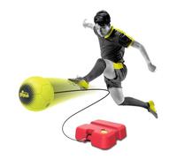 Swingball Reflex Soccer - Jeu de Foot Solo ou Duo - Ballon Taille 4 avec Corde Élastique & Base à Lester - Bobine Ajustable - Pompe Incluse - Dès 6 Ans - Coordination & Réflexes