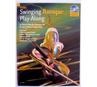 Swinging Baroque Play-Along for Violin: 12 Pieces from the Baroque Era in Easy Swing Arrangements