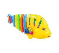 Swinging Cartoon Fish Toys - PPlastic ABS Miniaturess | WindUp Wiggle Floating Swimming Clockwork Water Game | Creative Interactive Birthday Party Favors for Kids Cats and Small Pets