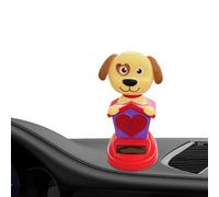 Swinging Puppy Ornament - Bobbing Dashboard Figure, Compact Interactive Decor with Adhesive Base, Premium Eco-Friendly Resin, UV Resistant Coating, Lively Interior Accessory for Long Road Trips