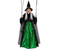 Swinging Witch, Halloween Decoration, Spooky Scary Gothic Hangable | 5.91ft Swinging Witch Hanging for Garden Porch Yard Lawn Fireplace Mantel Home, Party, Haunted Houses