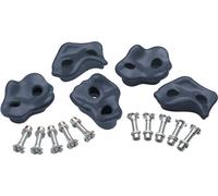 Swingking Jeu de pierres à grimper Anthracite, 5 pièces