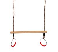 Swingking - Trapeze En Bois Avec Anneaux 2521076