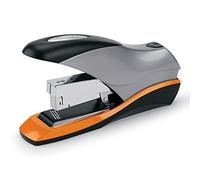 Swingline Agrafeuse, capacité de 70 feuilles, Optima 70, sans bourrage, effort réduit, prise en main, métal, argent, noir et orange (87870)