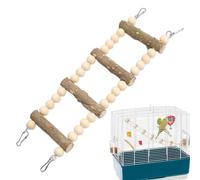 Swings - Pont d'escalier pour perruches - Jouet en bois pour perroquets - Pinques tourtereaux Pench Toys Pet Pole sur pied pour développer l'intelligence
