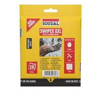 Swipex Wipes - Lingette nettoyante - Soudal - 20 pièces