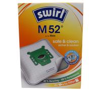 Swirl 4x sacs en microfibre M52 pour aspirateur Miele S1 H1 S140 S168 S190 S19