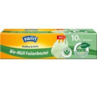 Swirl Sacs poubelle bio en film plastique avec poignée de transport, 10 l/10 sacs