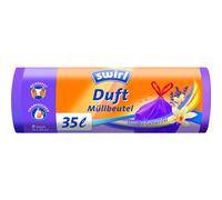 Swirl Arôme Sac-Poubelle Vanille Lavande 30 Litre 9 Sachet 7er Paquet