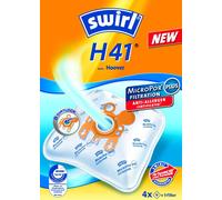 Swirl H41 4x sacs en microfibre pour aspirateur Hoover Amigo Telios Arianne
