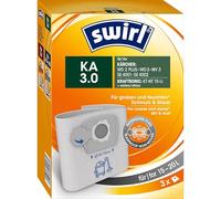 Swirl KÄ Lot de 3 sacs pour aspirateur humide et sec (3 pièces, compatibles avec Kärcher WD 3, Shop Vac et autres, matériau non tissé indéchirable, 3 couches