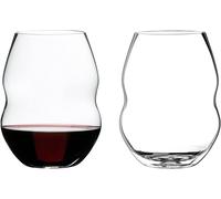 Swirl Lot De 2 Verres À Vin Transparent