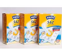 Swirl Lot de 3 sacs d'aspirateur S62 / S 62 MicroPor Plus AirSpace pour Siemens/Bosch Type D E F