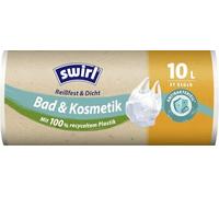 Swirl Lot de 37 sacs poubelle avec poignée de transport 10 l