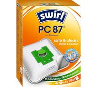 Swirl Sacs d'aspirateur PC 87 MP Plus AirSpace – Lot de 4 sacs et 1 filtre