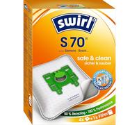 Swirl Lot de 4 sacs pour aspirateur et 1 filtre S 70 MP Plus AirSpace