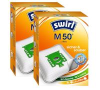 Swirl M50 Lot de 8 sacs d’aspirateur d’origine en intissé pour aspirateurs Miele Tango Plus