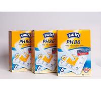 SWIRL pH86 de 12 sacs d'aspirateur pour aEG-electrolux standard & sac