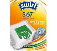 Swirl s 67 microPor plus bosch/siemens 10 pièces + 2 filtres