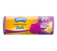 Swirl sac poubelle parfumé 20L ( 12 pcs./rouleau ) parfum vanille / lavande