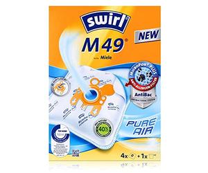 Swirl sacs d'aspirateur m 49 airSpace m49 microPor plus sacs pour aspirateurs miele type g