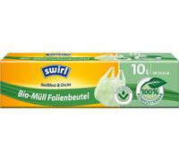 Swirl Sacs en plastique pour déchets biologiques 10l avec poignée 10 pcs/rouleau