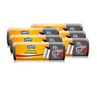 Swirl Sacs poubelle 30L Ruban de fixation extra longue, pack de 6 x 1 Pièce)