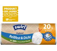 Swirl Sacs poubelle à cordon de serrage 20L ( 15 pcs / rouleau )
