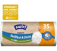 Swirl Sacs poubelle avec cordon de serrage 35 litres a 11 pièces 1 paquet