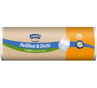 swirl Sacs poubelle avec poignée blanc 35 litres 15 sacs