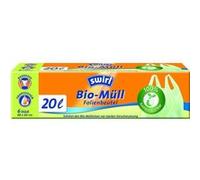 Swirl Lot de 6 sacs poubelle bio avec poignée de transport 20 l