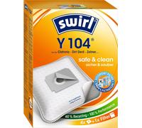 Swirl Y 104 Sacs à poussière safe & clean pour Clatronic (1 paquet)