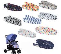 SwirlColor Ceinture de Jouet Fixation de Poussette Anti-chute Sangle de Landau Réglable Motifs Assortis 9 Pièces (60 cm/24 Pouces)