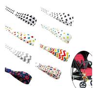 SwirlColor Lot de 8 Sangles de Transport pour Jouets - en polypropylène - Anti-Chute - Réglable - pour Poussette