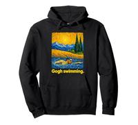 Swirling Art Swimmer Open Water Freestyle Sweat à Capuche