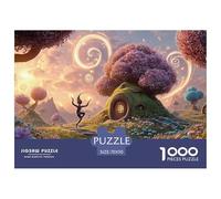 Swirling Mass of Energy and Flowers 1000 Pcs Carton Extra-épais Coffret De Puzzles Cloud Tree Anti-Stress Jeu Créatif Puzzles As Birthday Gifts 70x50cm/1000pcs