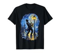 Swirling Sky Saxophone Jazz Esthétique Meme Design T-Shirt Graphique avec Valeur, Homme, Noir, L
