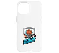 Swish Energy Ballon de Basket Clean Shot Motion Sports Design Coque pour iPhone 15