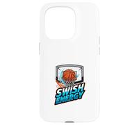 Swish Energy Ballon de Basket Clean Shot Motion Sports Design Coque pour iPhone 15 Pro