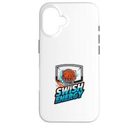 Swish Energy Ballon de Basket Clean Shot Motion Sports Design Coque pour iPhone 16