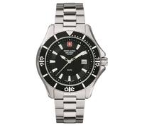 Swiss Alpine Militaire Montre Hommes Analogue Quartz 7040.1137SAM Acier Inox