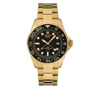 Swiss Alpine Militaire Montre Hommes Analogue Quartz 7052.1117SAM Acier Inox