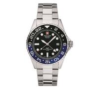Swiss Alpine Militaire Montre Hommes Analogue Quartz 7052.1132SAM Acier Inox