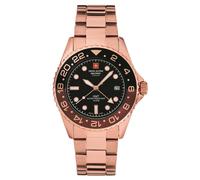 Swiss Alpine Militaire Montre Hommes Analogue Quartz 7052.1164SAM Acier Inox