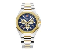 Swiss Alpine Militaire Montre Hommes Chronographe Analogue Quartz 7005.9145SAM