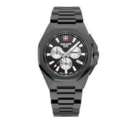 Swiss Alpine Military 7005.9177SAM Montre Chronographe à Quartz Analogique pour Homme en Acier Inoxydable - 9177sam, Bracelet