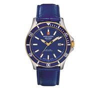 Montre - Swiss Alpine Military - SAM7022.1545 - Acier inoxydable - Cuir - Bleu