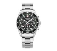 Swiss Alpine Military 7029.9 Montre chronographe à quartz analogique pour homme en acier inoxydable