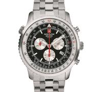 Swiss Alpine Military 7078.9137 Chronographe Montre Homme 45mm 10ATM